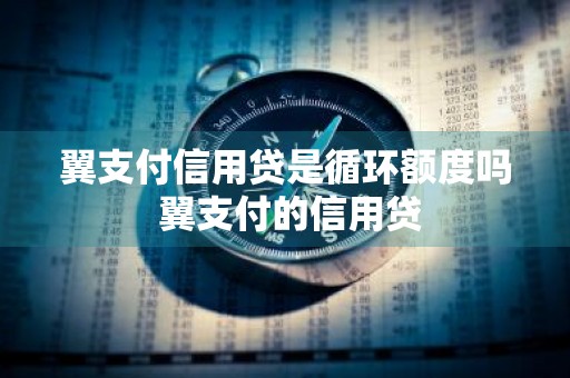 翼支付信用贷是循环额度吗 翼支付的信用贷