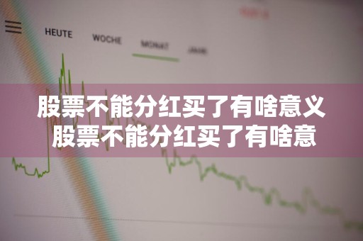 股票不能分红买了有啥意义 股票不能分红买了有啥意义吗