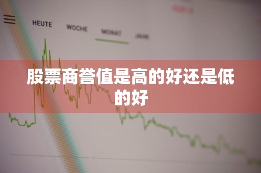 股票商誉值是高的好还是低的好