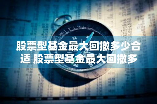 股票型基金最大回撤多少合适 股票型基金最大回撤多少合适买