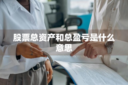股票总资产和总盈亏是什么意思