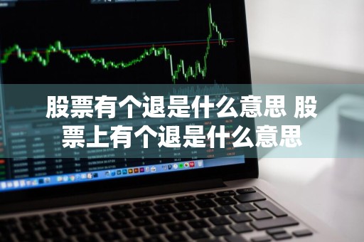 股票有个退是什么意思 股票上有个退是什么意思