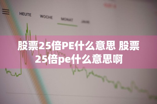 股票25倍PE什么意思 股票25倍pe什么意思啊