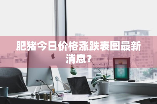 肥猪今日价格涨跌表图最新消息？