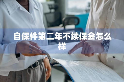 自保件第二年不续保会怎么样
