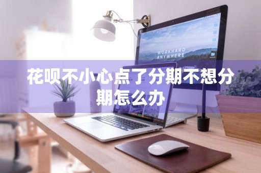 花呗不小心点了分期不想分期怎么办