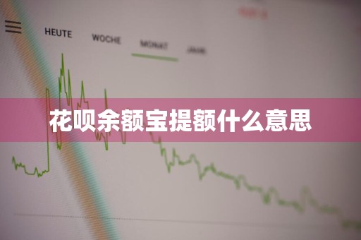 花呗余额宝提额什么意思