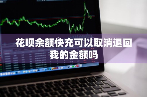 花呗余额快充可以取消退回我的金额吗