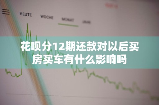 花呗分12期还款对以后买房买车有什么影响吗