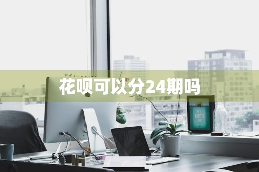 花呗可以分24期吗
