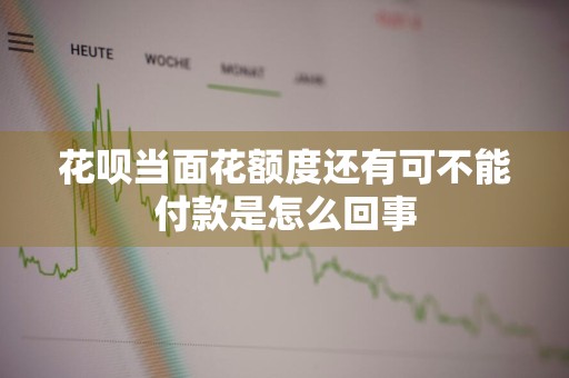 花呗当面花额度还有可不能付款是怎么回事