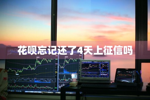 花呗忘记还了4天上征信吗
