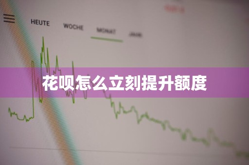 花呗怎么立刻提升额度