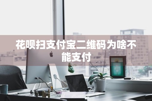 花呗扫支付宝二维码为啥不能支付
