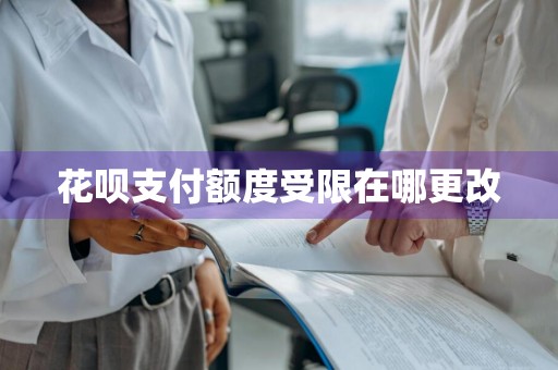 花呗支付额度受限在哪更改