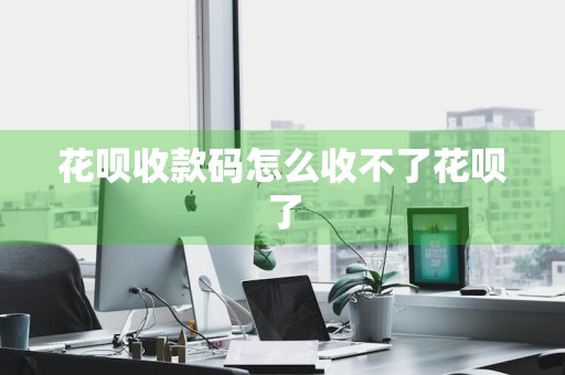 花呗收款码怎么收不了花呗了