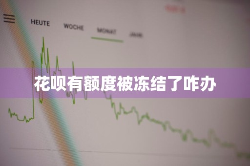 花呗有额度被冻结了咋办