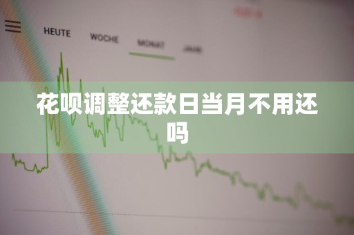 花呗调整还款日当月不用还吗