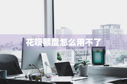 花呗额度怎么用不了