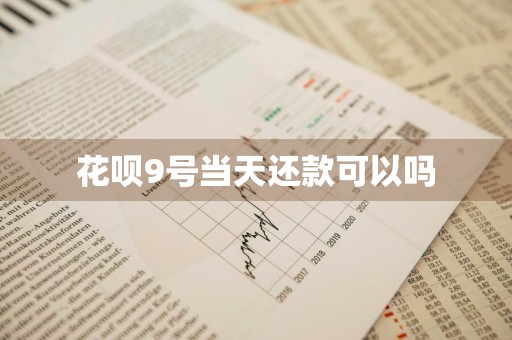花呗9号当天还款可以吗