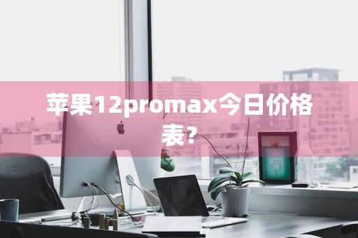 苹果12promax今日价格表？