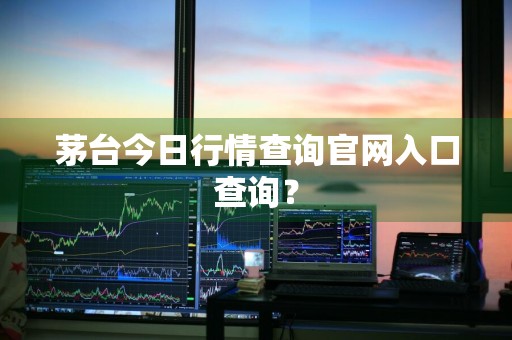 茅台今日行情查询官网入口查询？