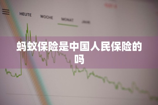 蚂蚁保险是中国人民保险的吗