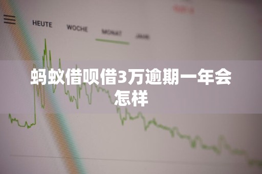 蚂蚁借呗借3万逾期一年会怎样