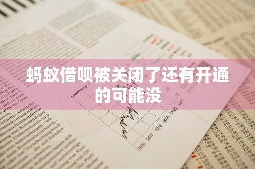 蚂蚁借呗被关闭了还有开通的可能没