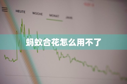 蚂蚁合花怎么用不了