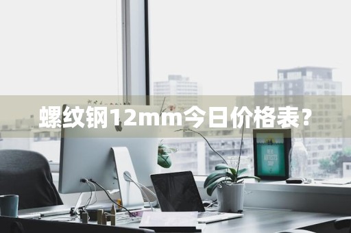 螺纹钢12mm今日价格表？