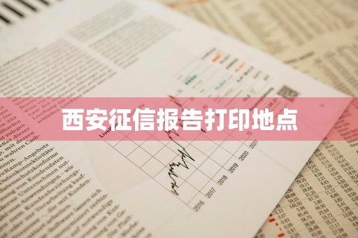 西安征信报告打印地点