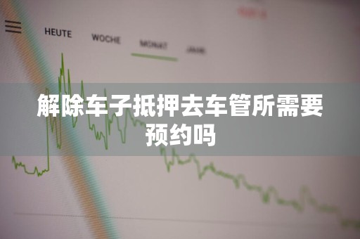 解除车子抵押去车管所需要预约吗