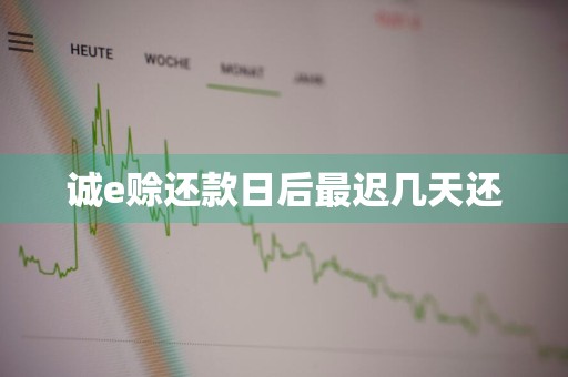 诚e赊还款日后最迟几天还
