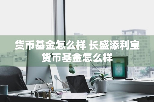 货币基金怎么样 长盛添利宝货币基金怎么样