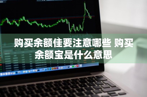 购买余额佳要注意哪些 购买余额宝是什么意思