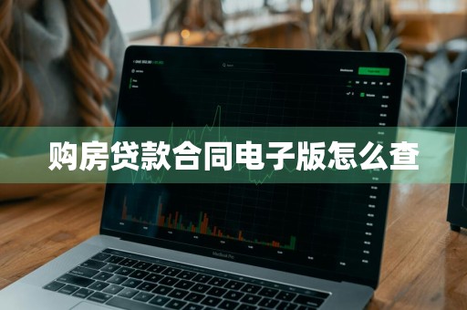 购房贷款合同电子版怎么查
