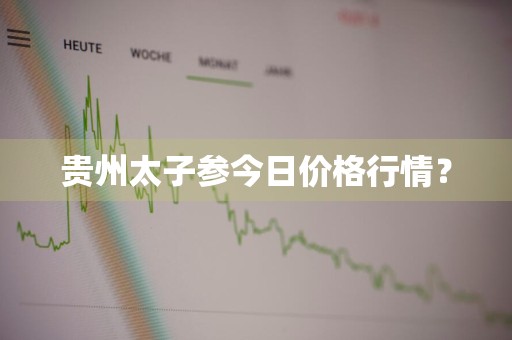 贵州太子参今日价格行情？