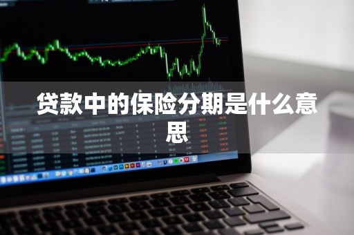 贷款中的保险分期是什么意思