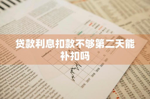 贷款利息扣款不够第二天能补扣吗