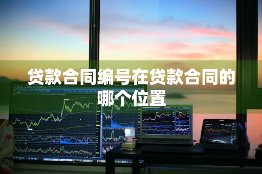 贷款合同编号在贷款合同的哪个位置