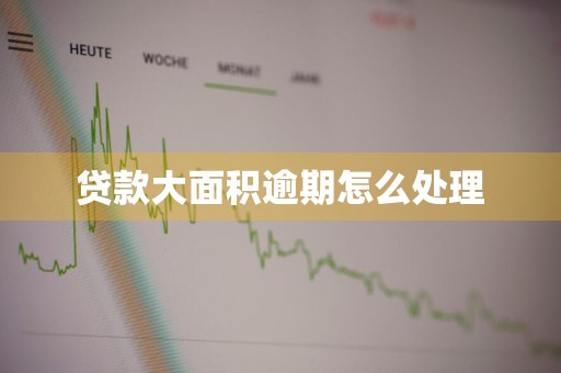 贷款大面积逾期怎么处理