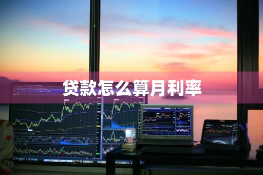 贷款怎么算月利率