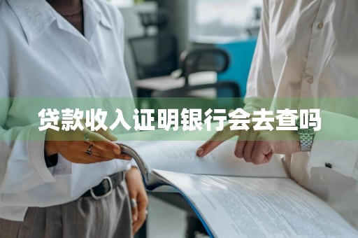 贷款收入证明银行会去查吗