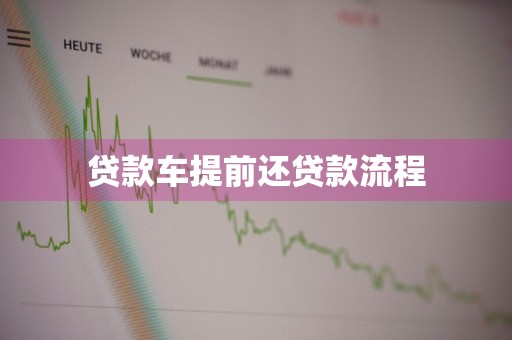贷款车提前还贷款流程