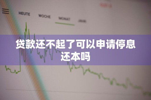 贷款还不起了可以申请停息还本吗