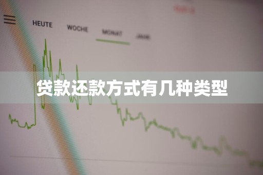 贷款还款方式有几种类型