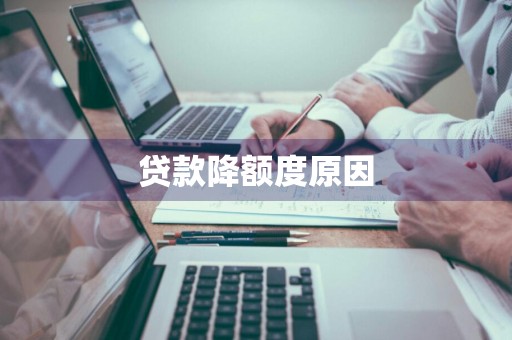 贷款降额度原因