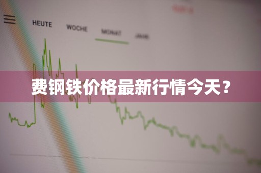 费钢铁价格最新行情今天？