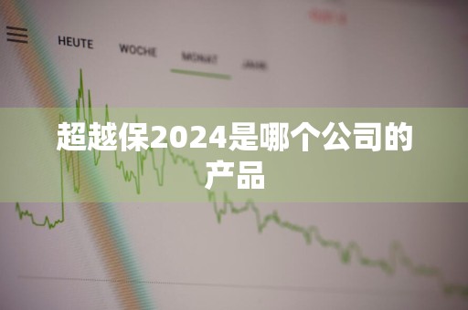 超越保2024是哪个公司的产品